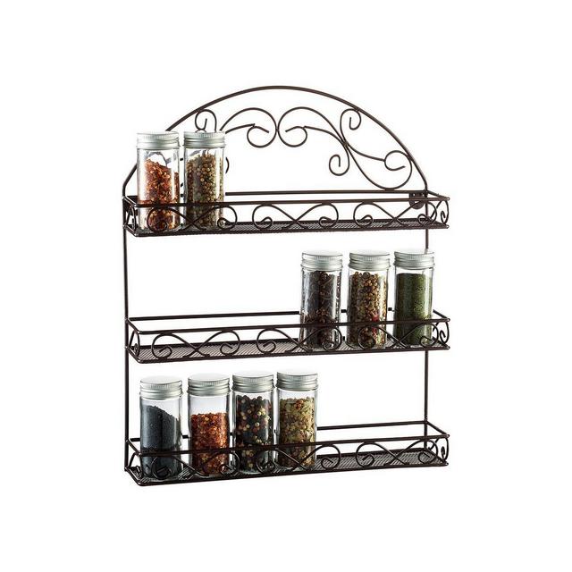 HomeIT Wall Mount 3 Tier Spice Rack