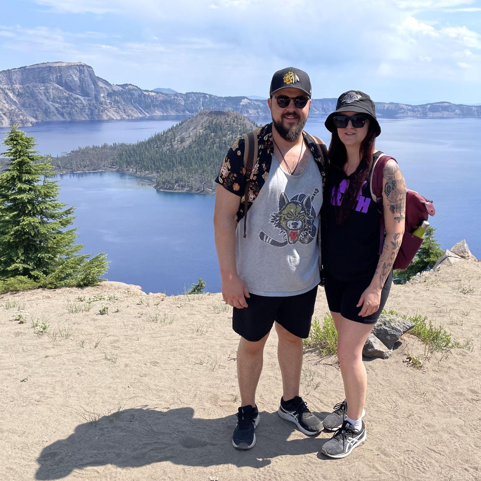 At Crater Lake (Hartl Family Reunion 2024)
