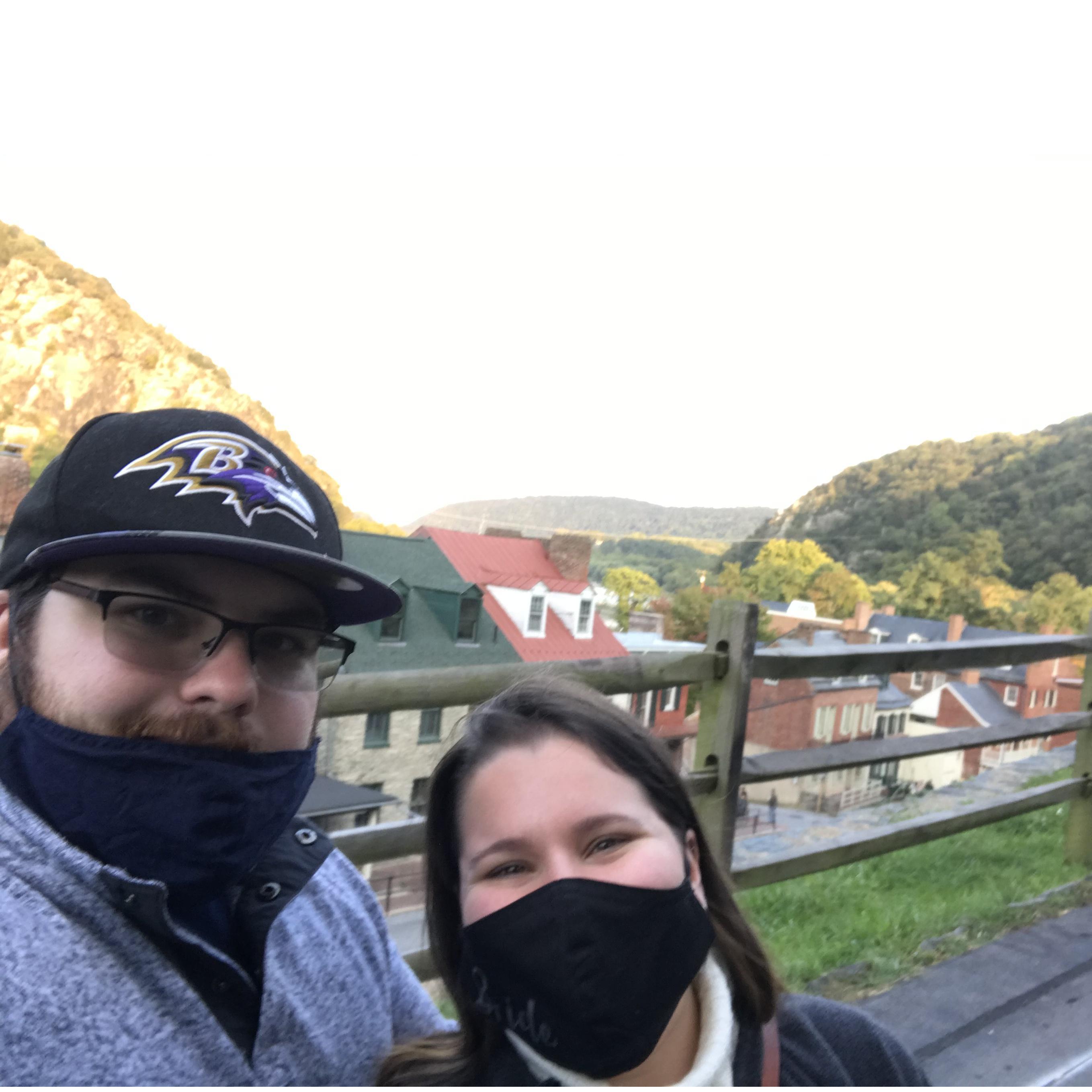 A COVID walk through Harpers Ferry on the honeymoon