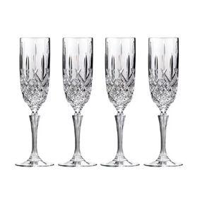 Marquis by Waterford Markham 4-Piece Traditional Crystal Flute Set | Dillard's