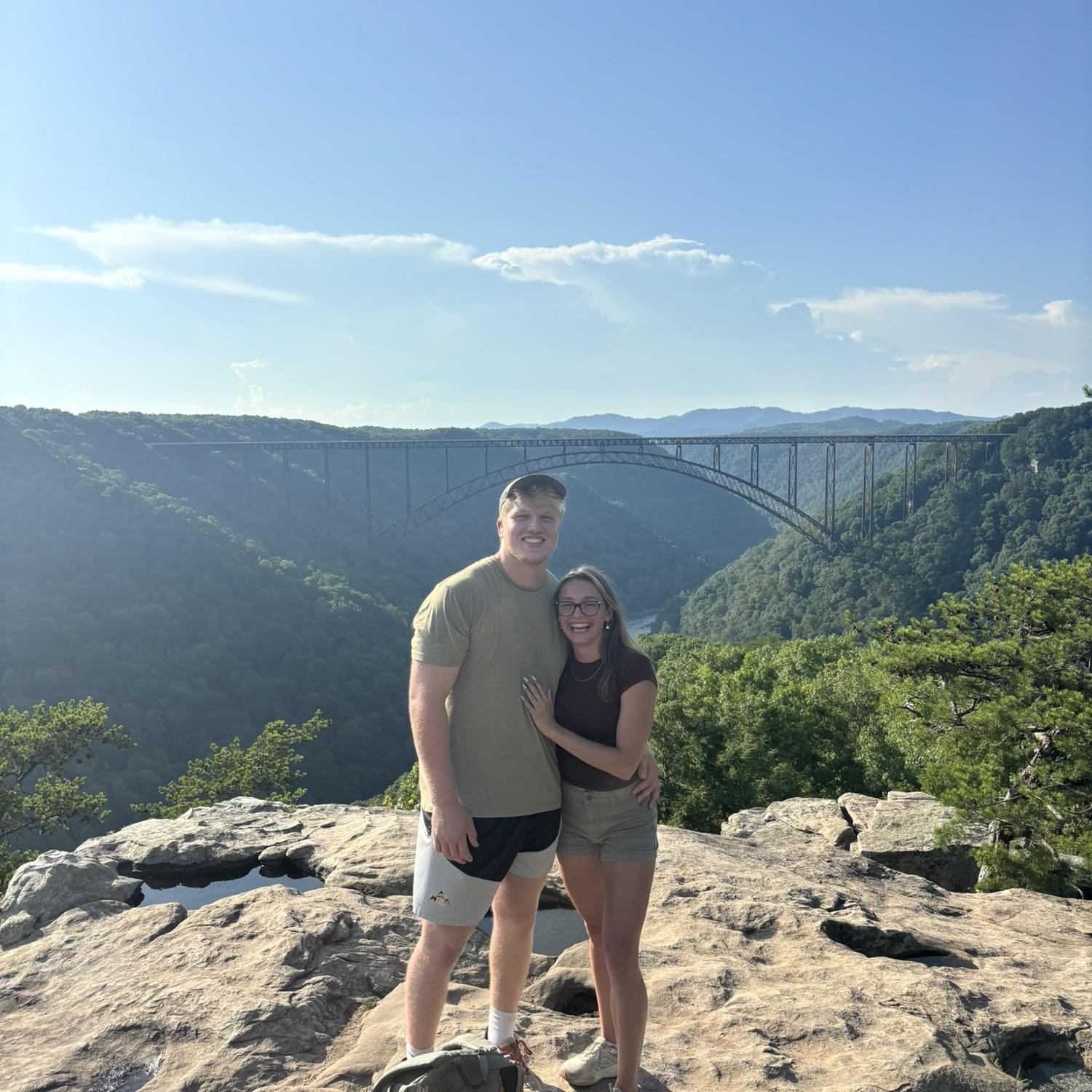 Our beautiful view after the engagement! June 28th, 2025