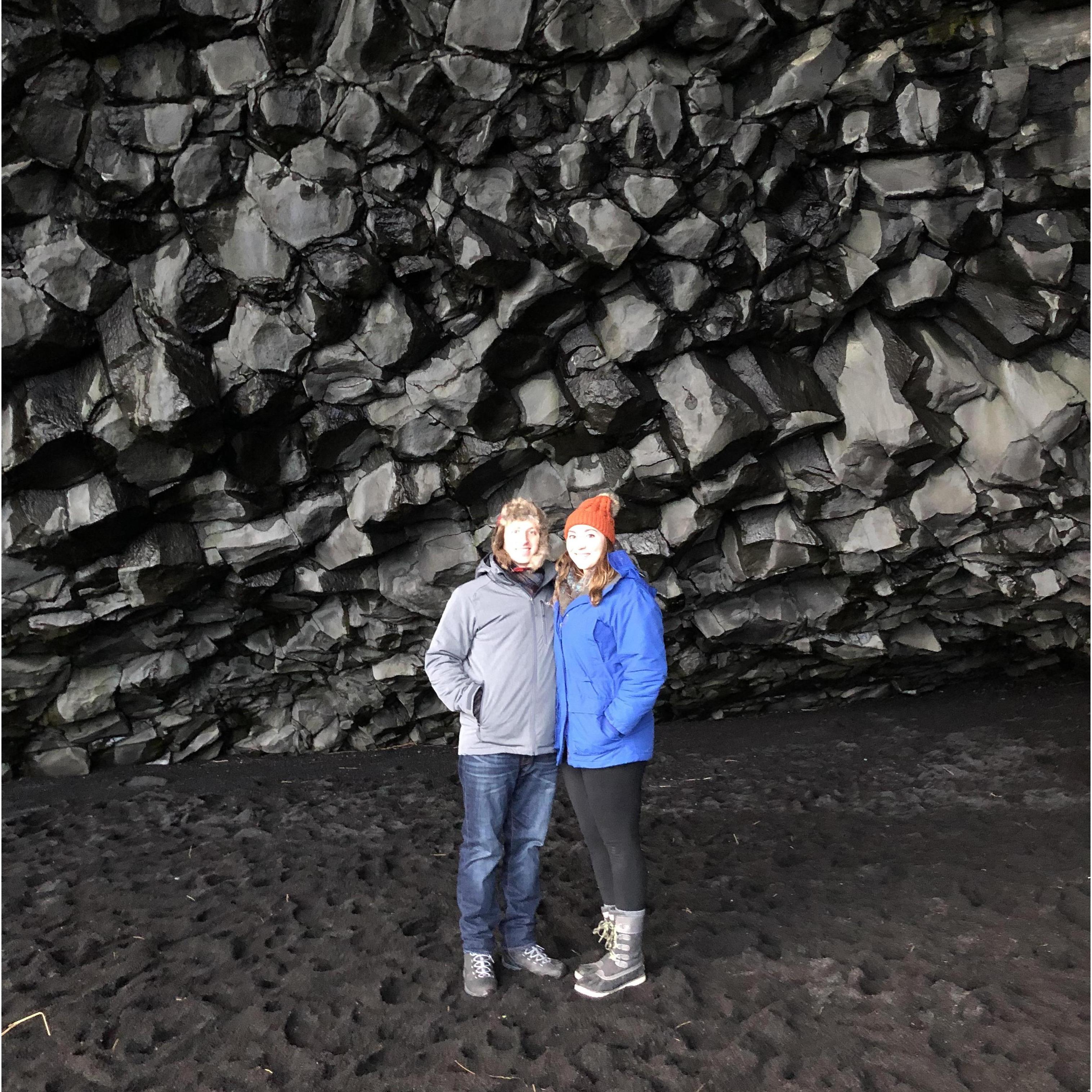We were lucky enough to check out Reynisfjara, the black sand beach in southern Iceland!