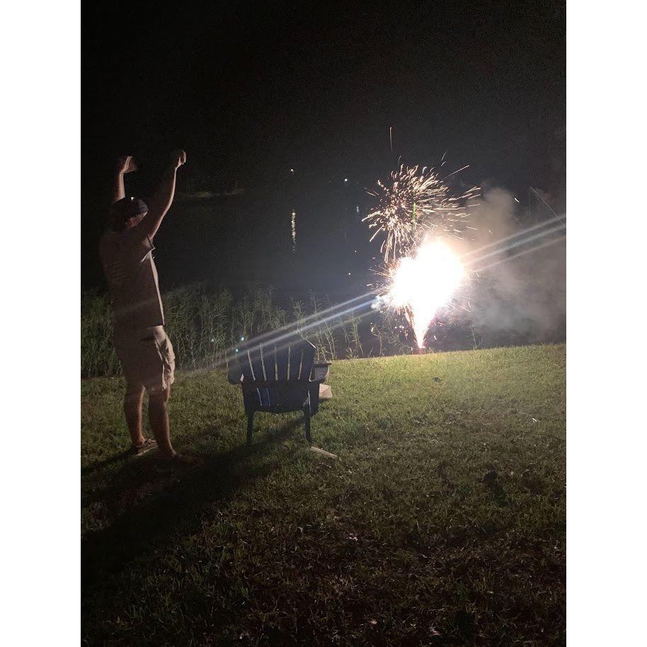Where it all began... July 4th weekend 2022. Landon and Hannah met at her family's lake house through a mutual friend. The couple bonded over Ringling Road, disco turkeys, and Parkay Spray Butter...