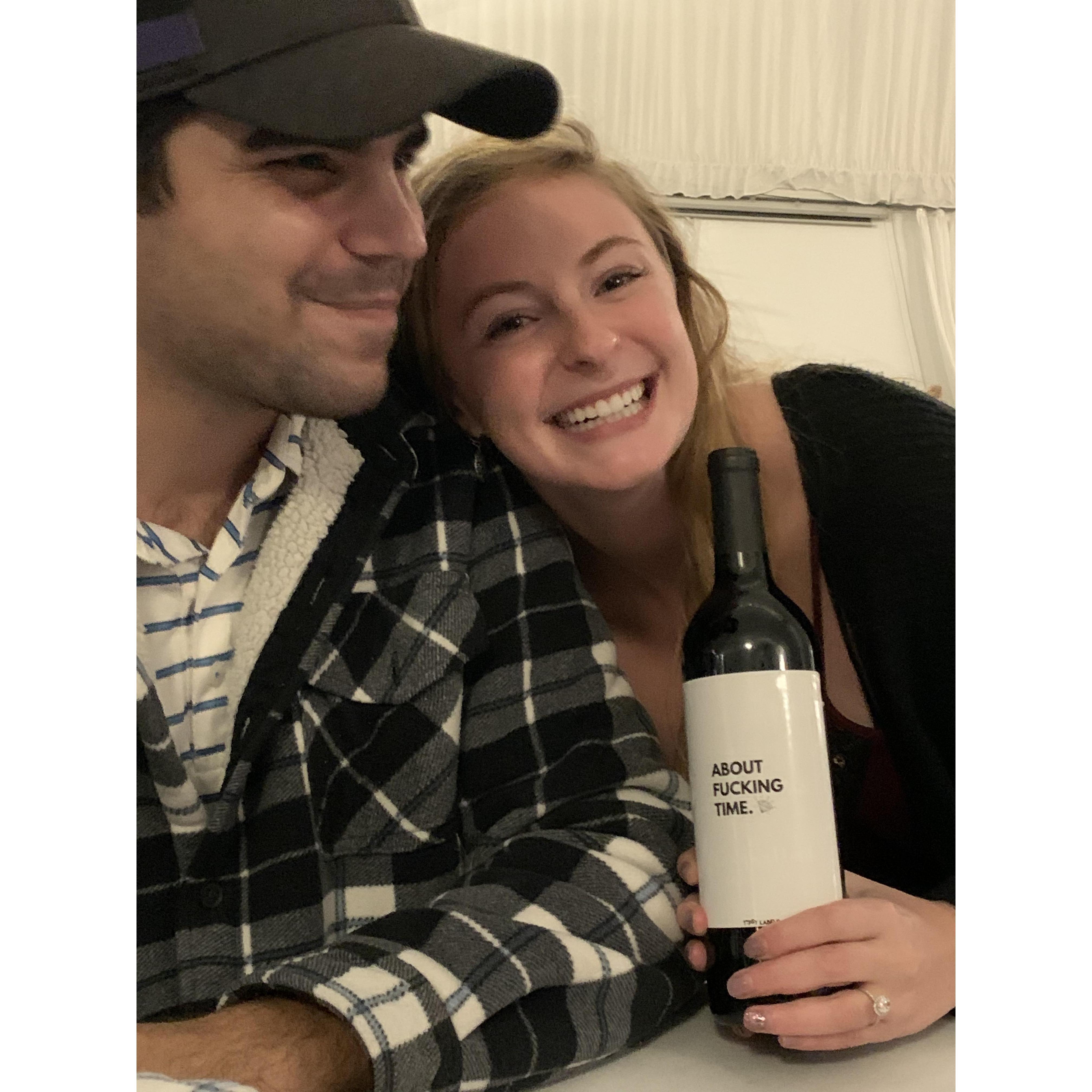 The bottle says it all