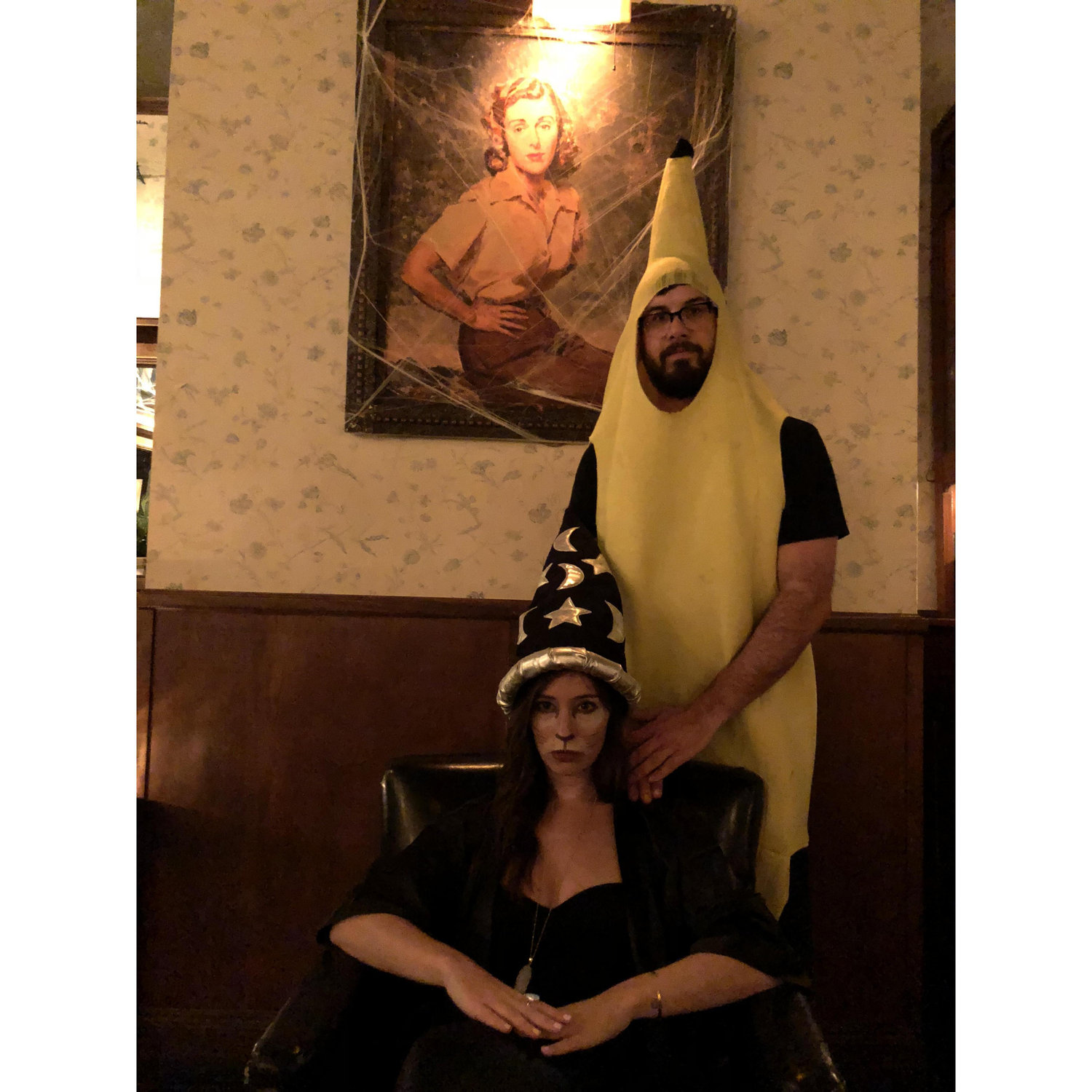 The Sorting Cat and also a banana. Alas, we do wish Lori would have put forth more of an effort.