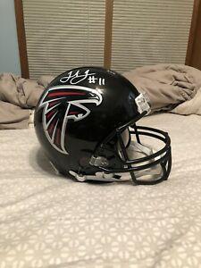 Autographed Julio Jones Falcons Helmet