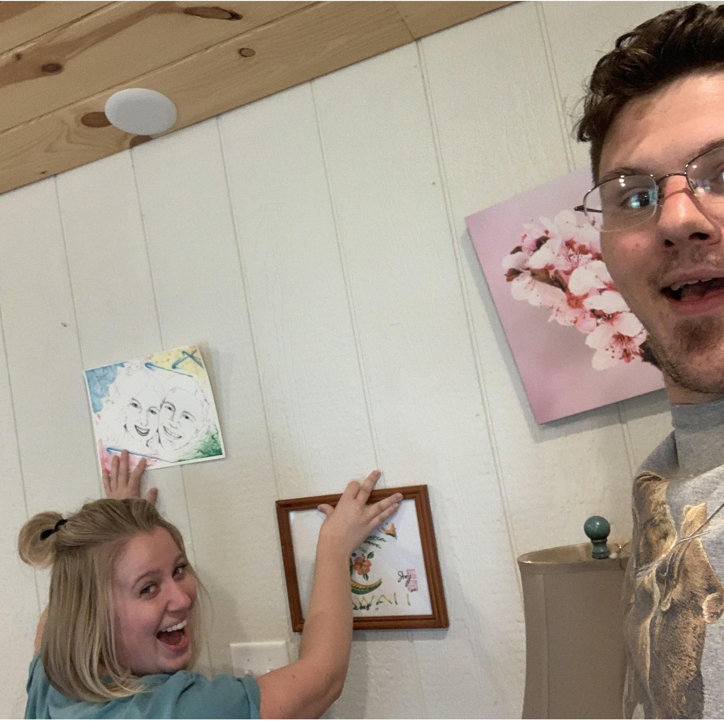Decorating Lizzy's tiny home!