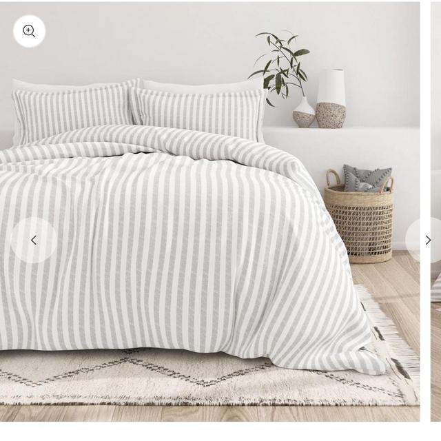 Rugged Stripes Patterned 3-Piece Duvet KING SIZE