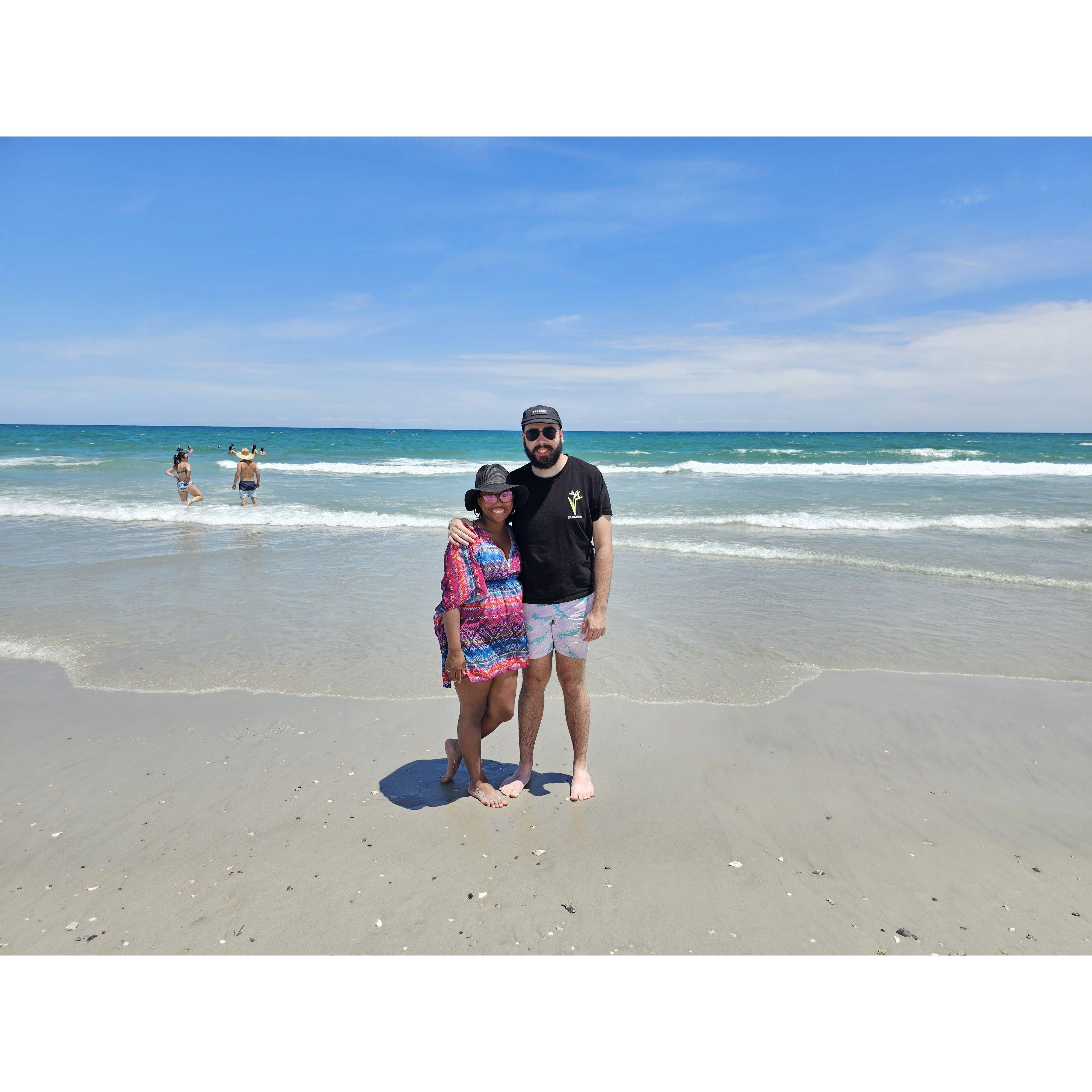 First beach trip