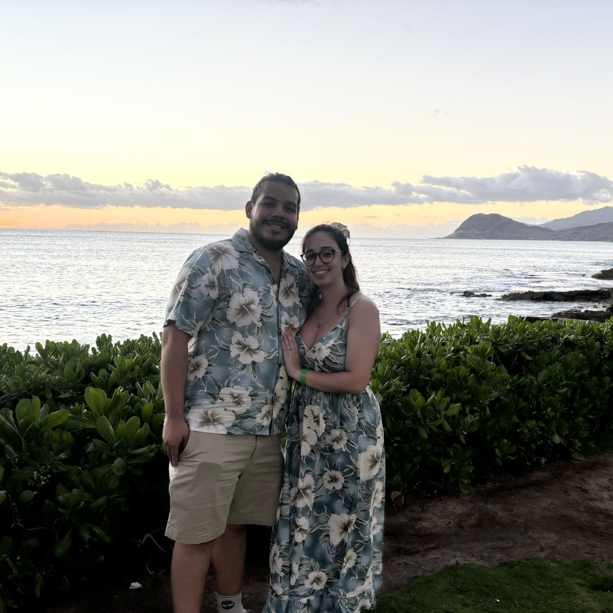 Aloha from of the future Mr and Mrs💍