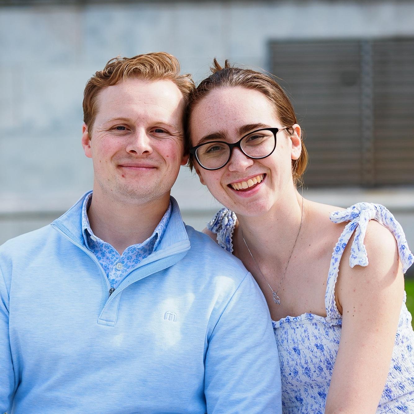 One of the beautiful engagement photos Sean's Aunt Tracy took of the couple after the proposal.