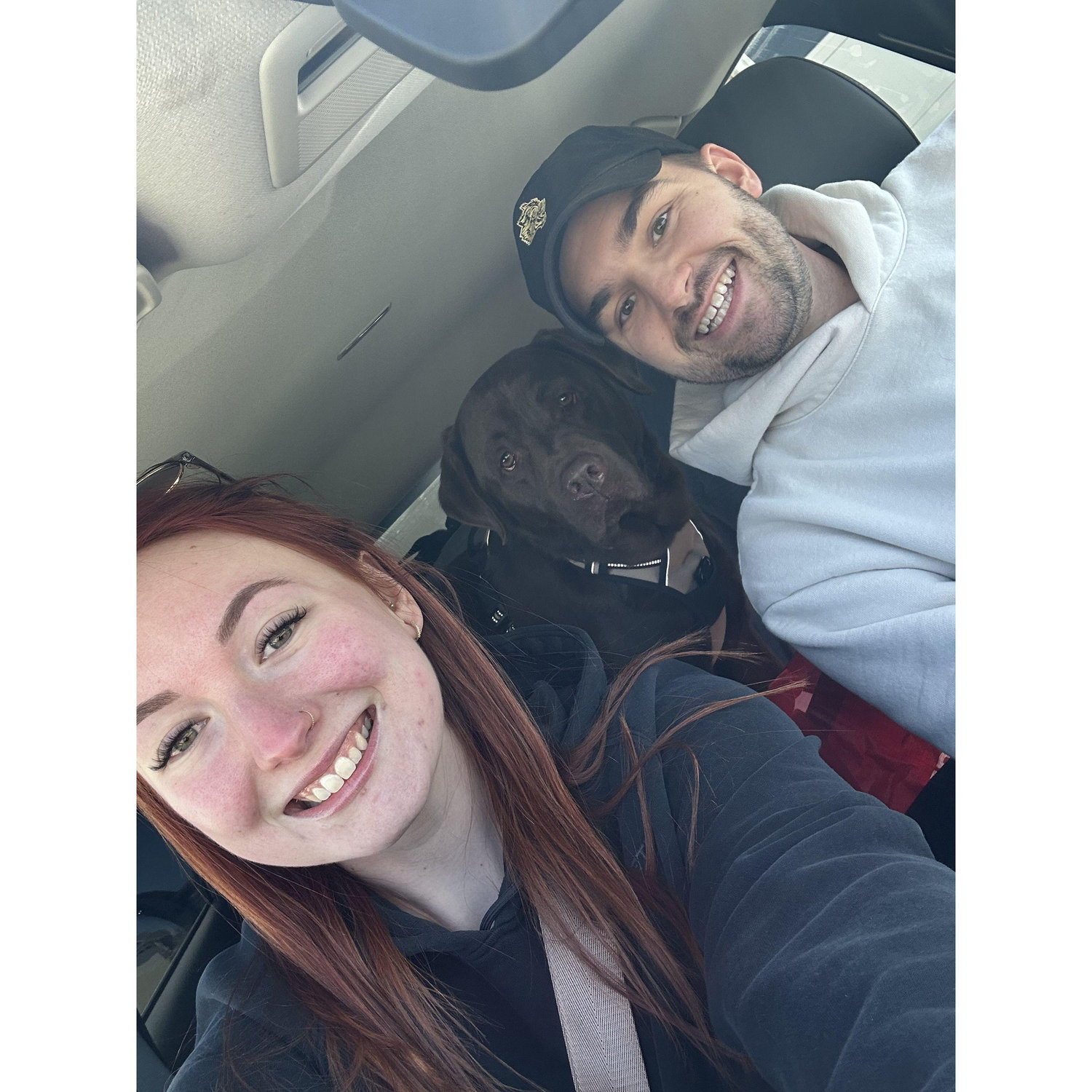 Louies first road trip to Texas!