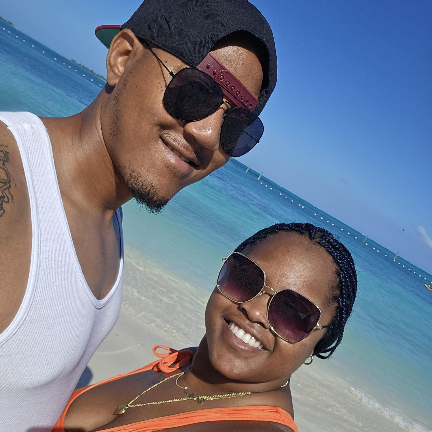 We love the beach in Bahamas