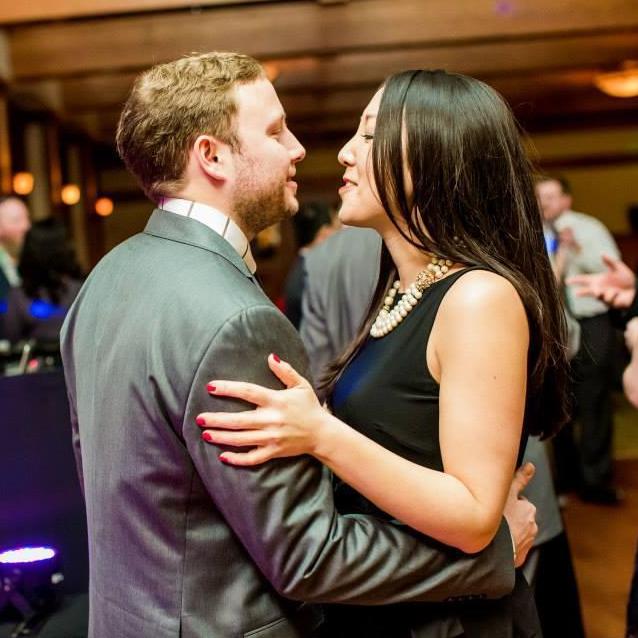 Dancing the night away at Emily's cousin's wedding (Charlotte, NC, February 2014)