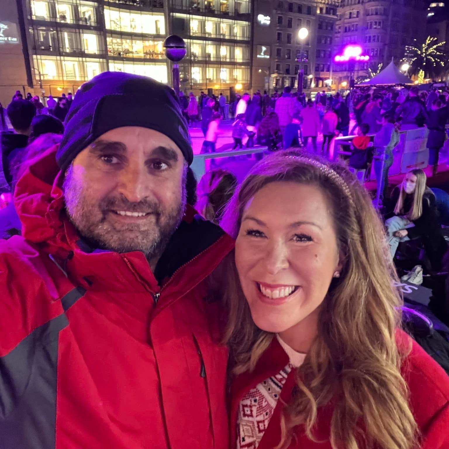 Ice skating