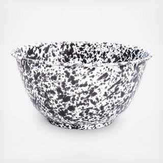Splatter Enamelware Salad Bowl, Set of 4