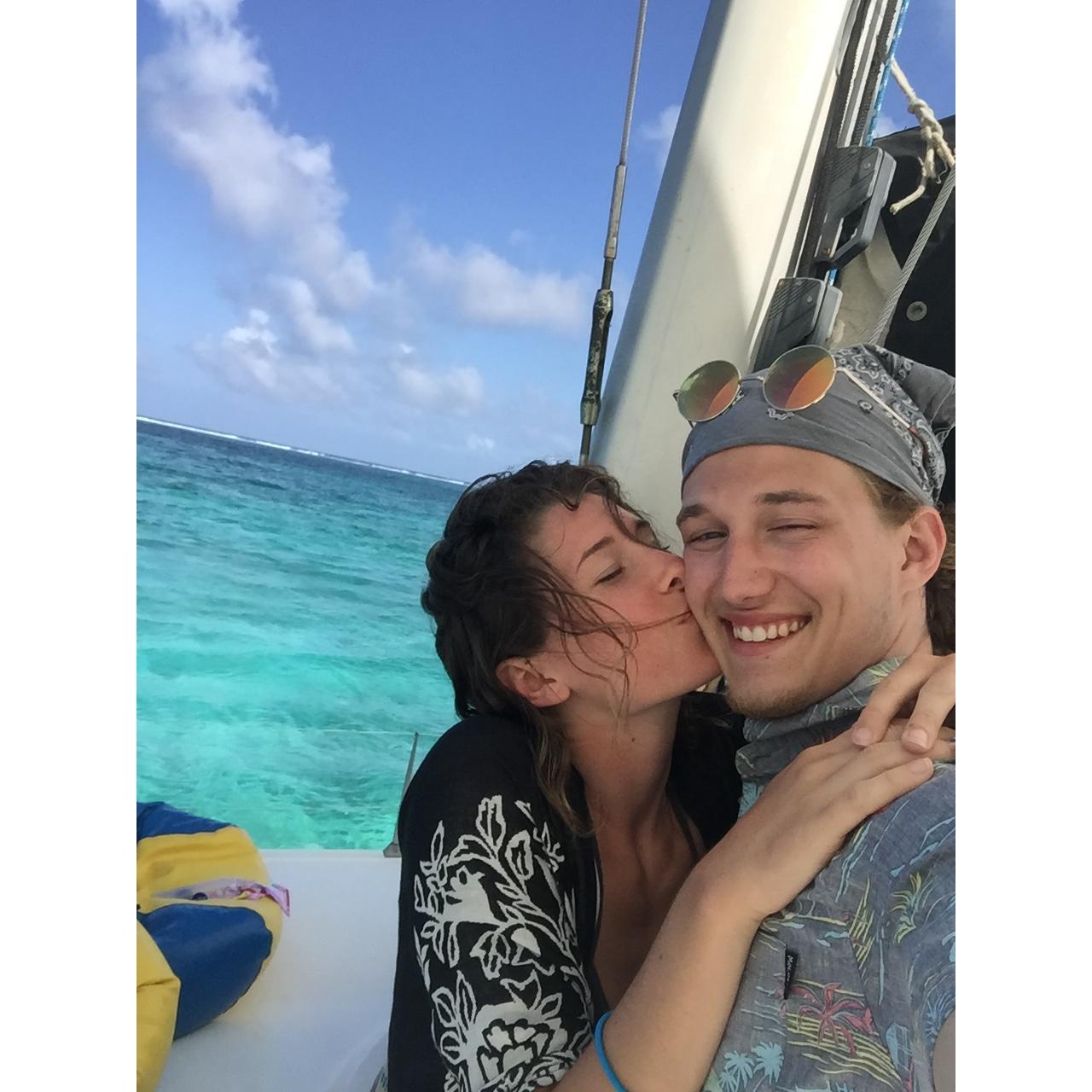 Sailing in San Pedro, Belize