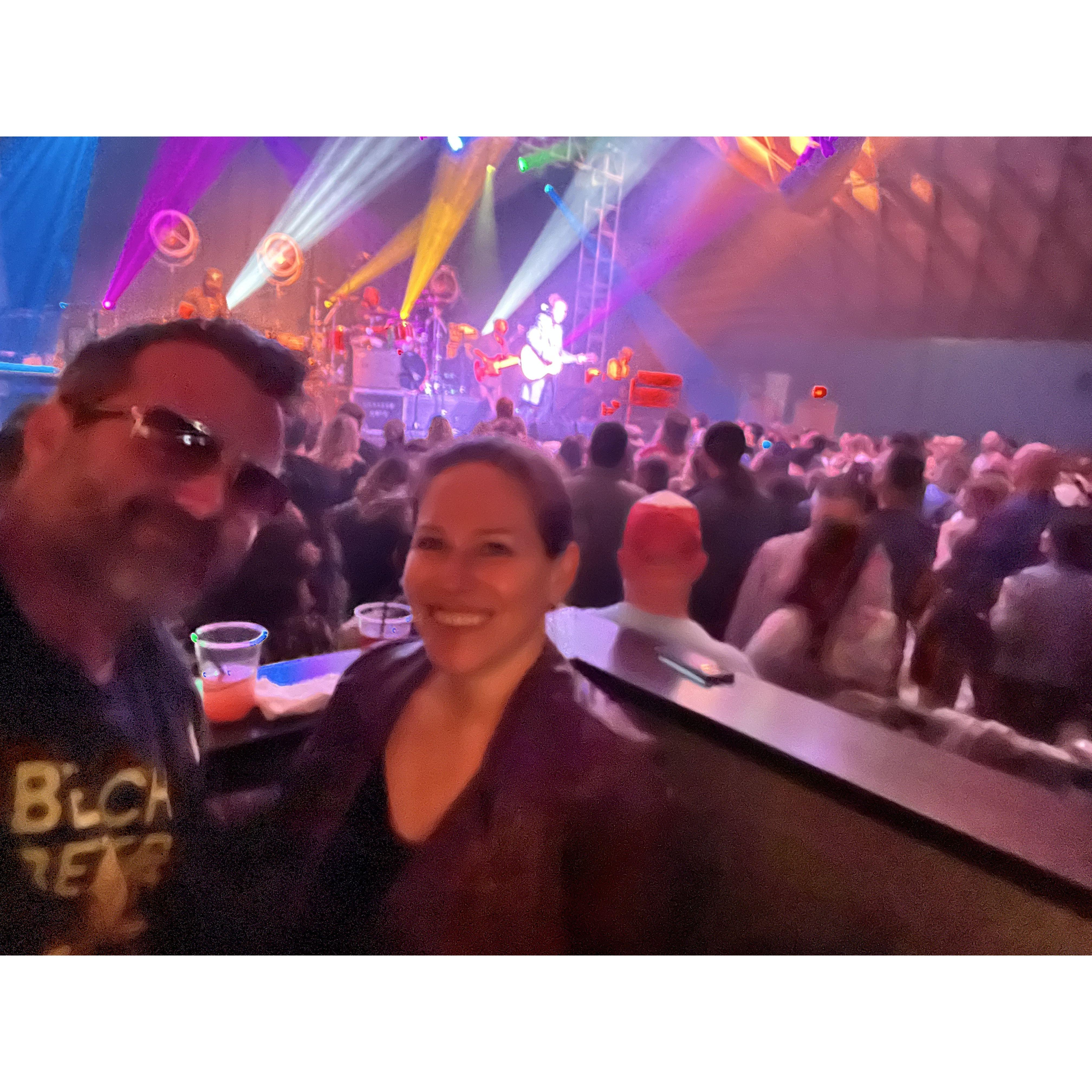 Best seats in the house for Citizen Cope, one of our favorites!