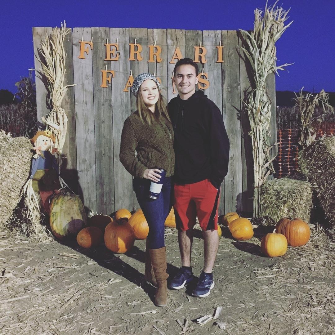 We went to the pumpkin patch and quickly realized we were the only adults without kids there... oops!