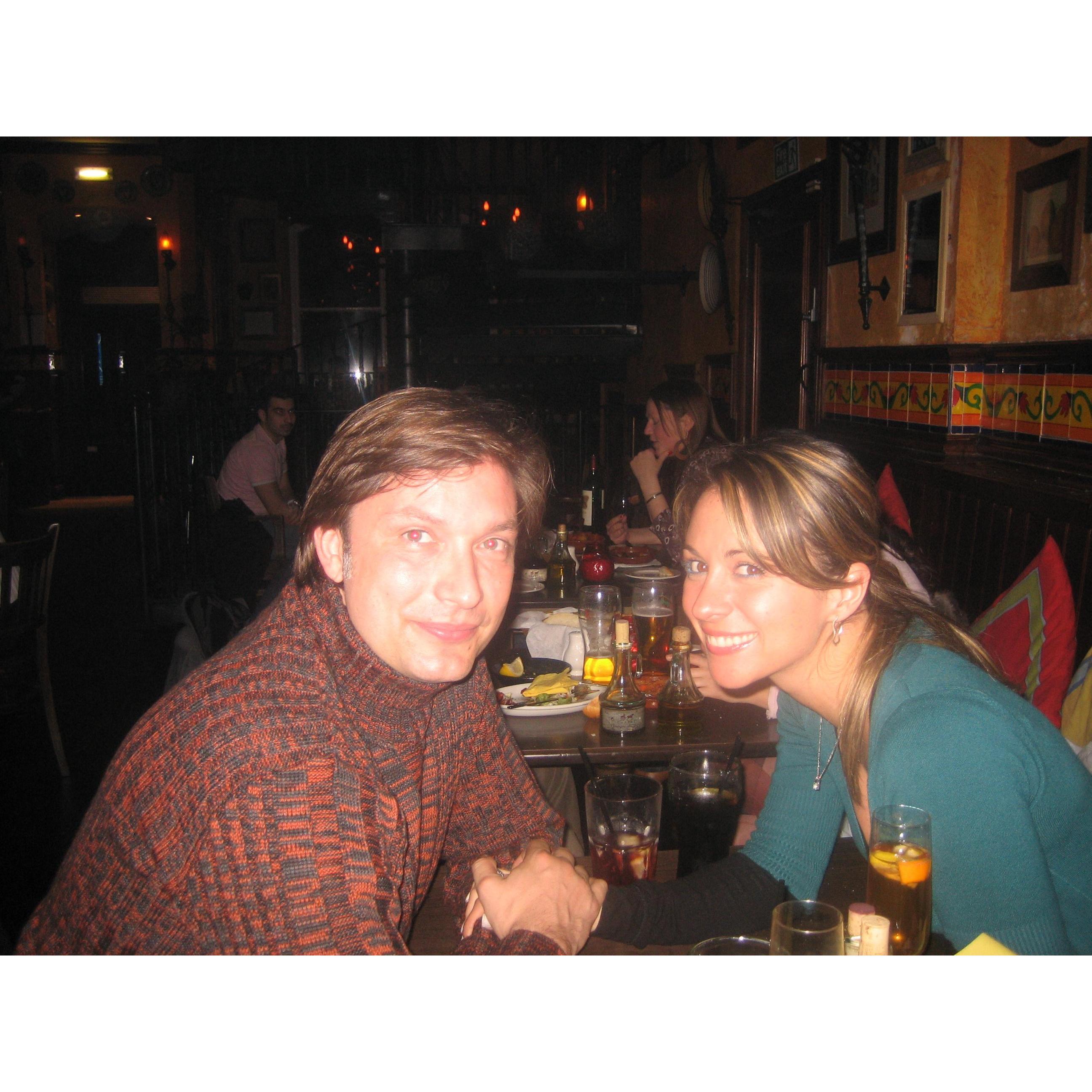 Our first visit to Nottingham...a city which bonded us both professional wise...January 2007
