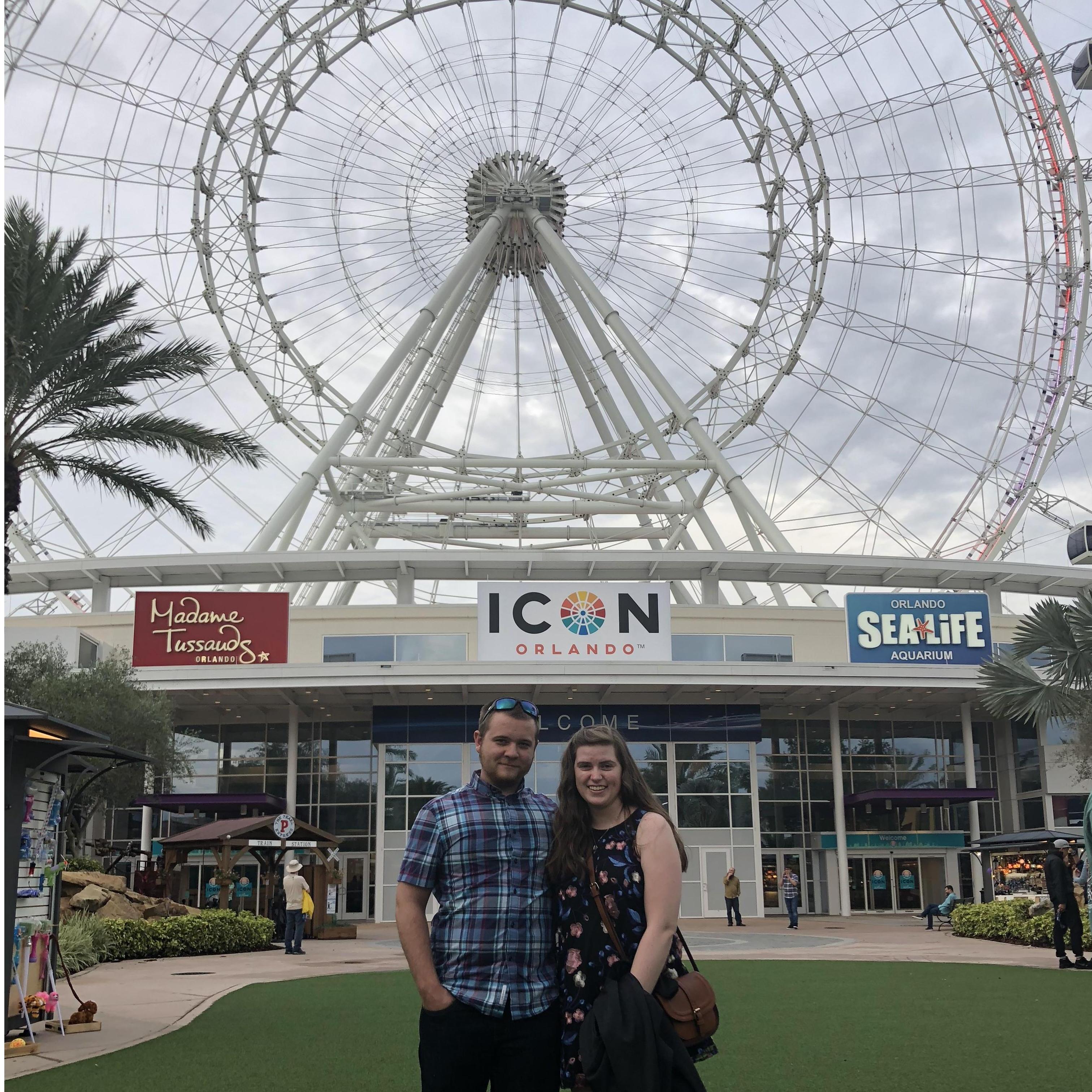 Visit to Orlando and the Orlando eye.