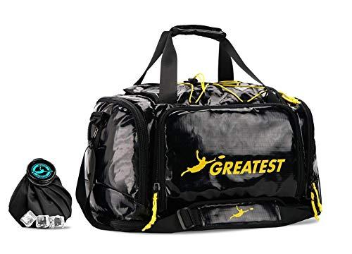 GREATEST Ultimate Frisbee Bag 45 Liter. Built in Insulated Cooler Pocket and Organization Compartments. Waterproof Durable Sports Equipment Duffel Backpack for Outdoor Sports Travel & More