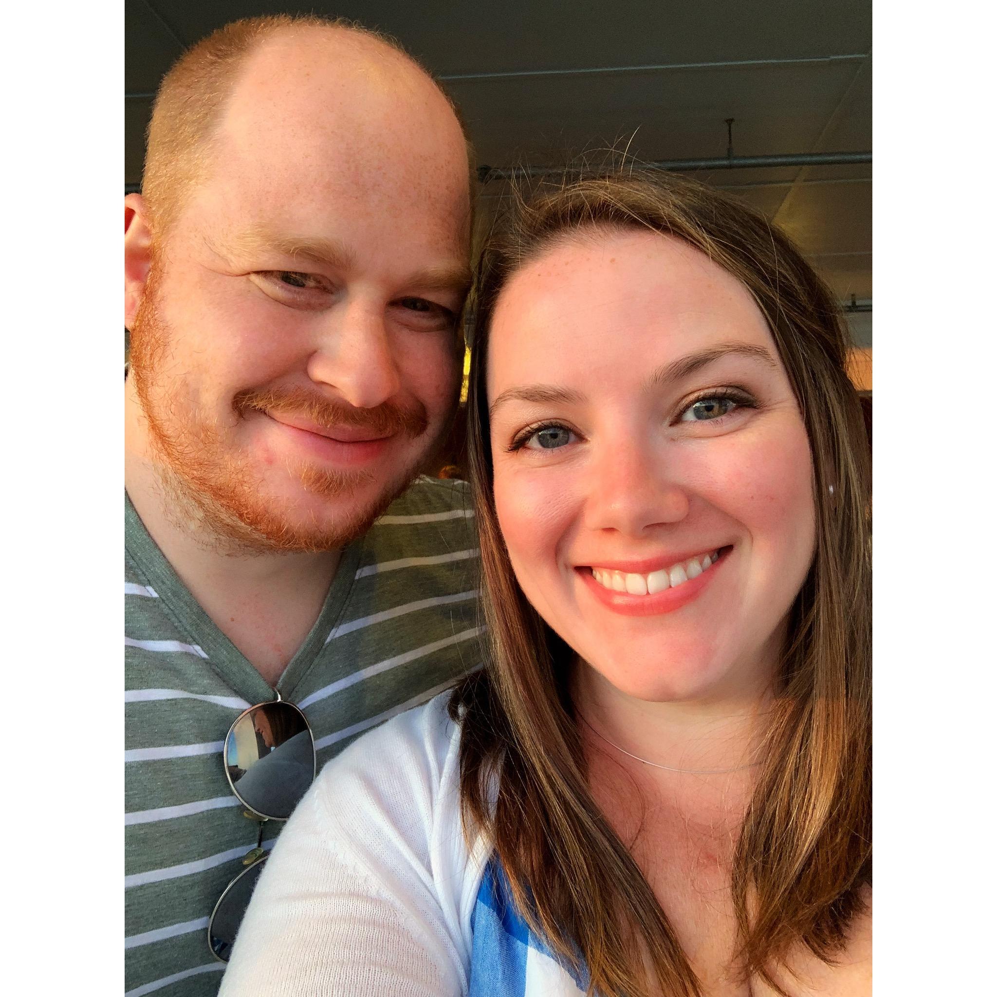 The day we moved in together