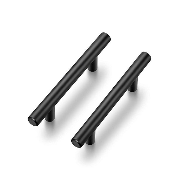 Ravinte 35 Pack | 5'' Cabinet Pulls Matte Black Stainless Steel Kitchen Drawer Pulls Cabinet Handles 5”Length, 3” Hole Center
