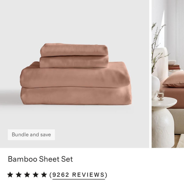 Bamboo Sheet Set - Clay, King