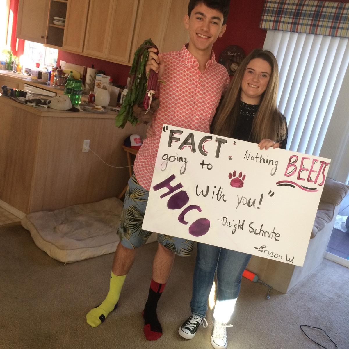 Homecoming Proposal, October 2017