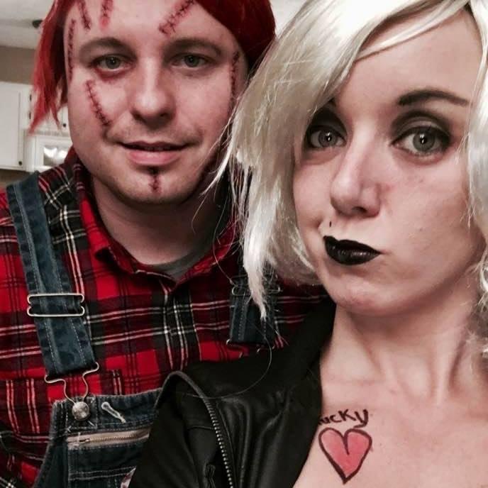 First time I was a bride to him. I got a new look now.