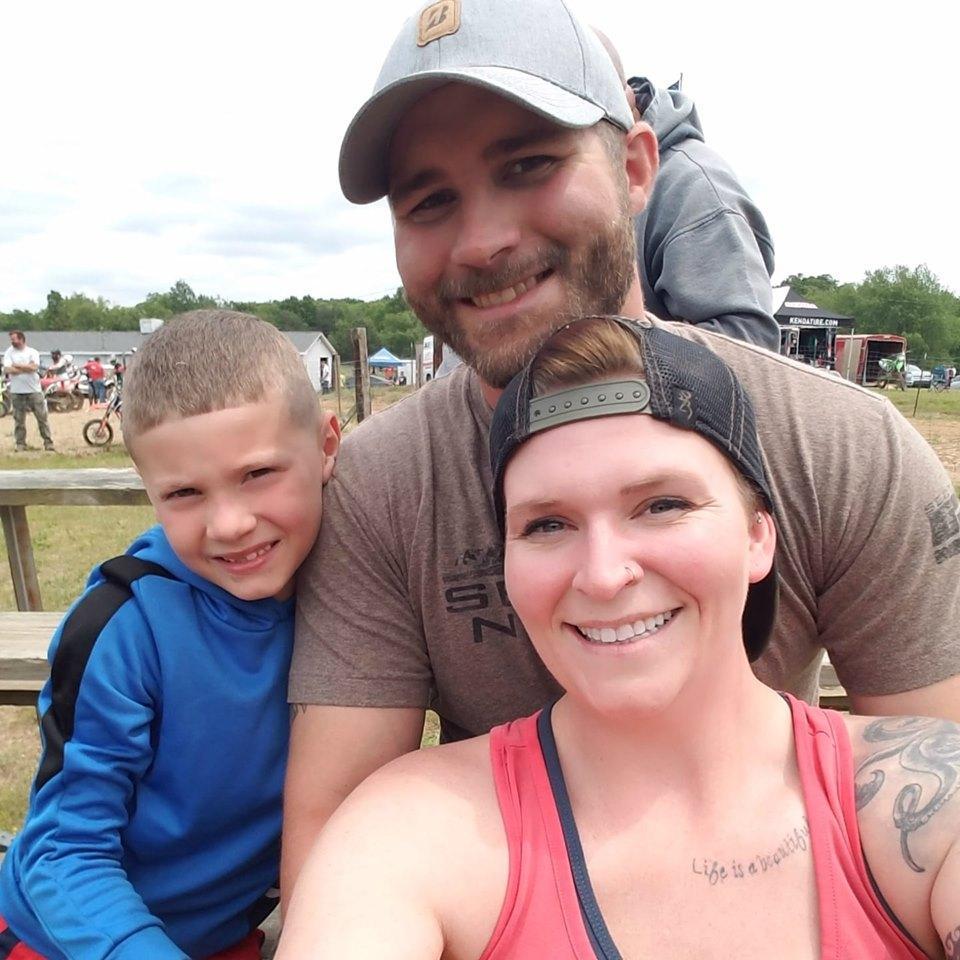 Battle Creek MX races, watching our friends.