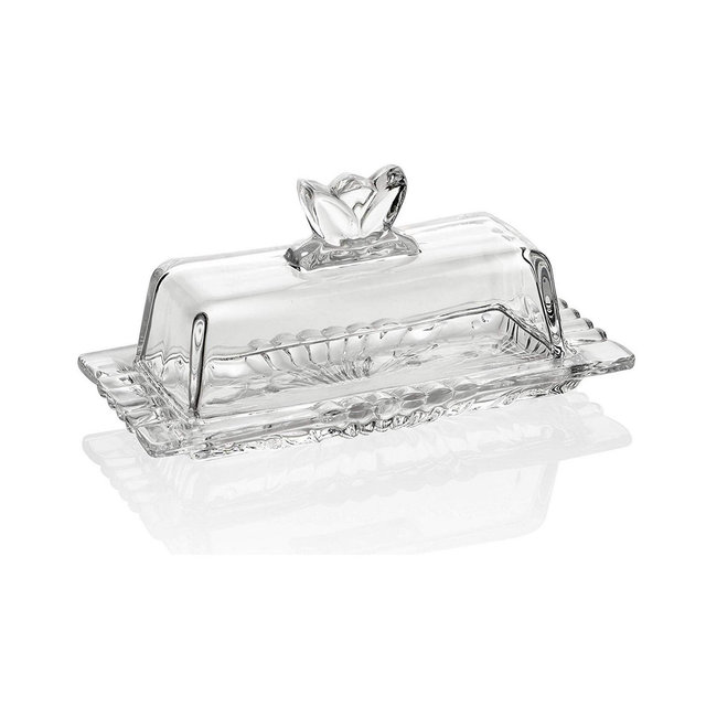 Bezrat Glass Butter Dish