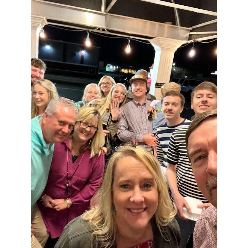 3/4/23- Both families celebrating Hannah and Landon's engagement!