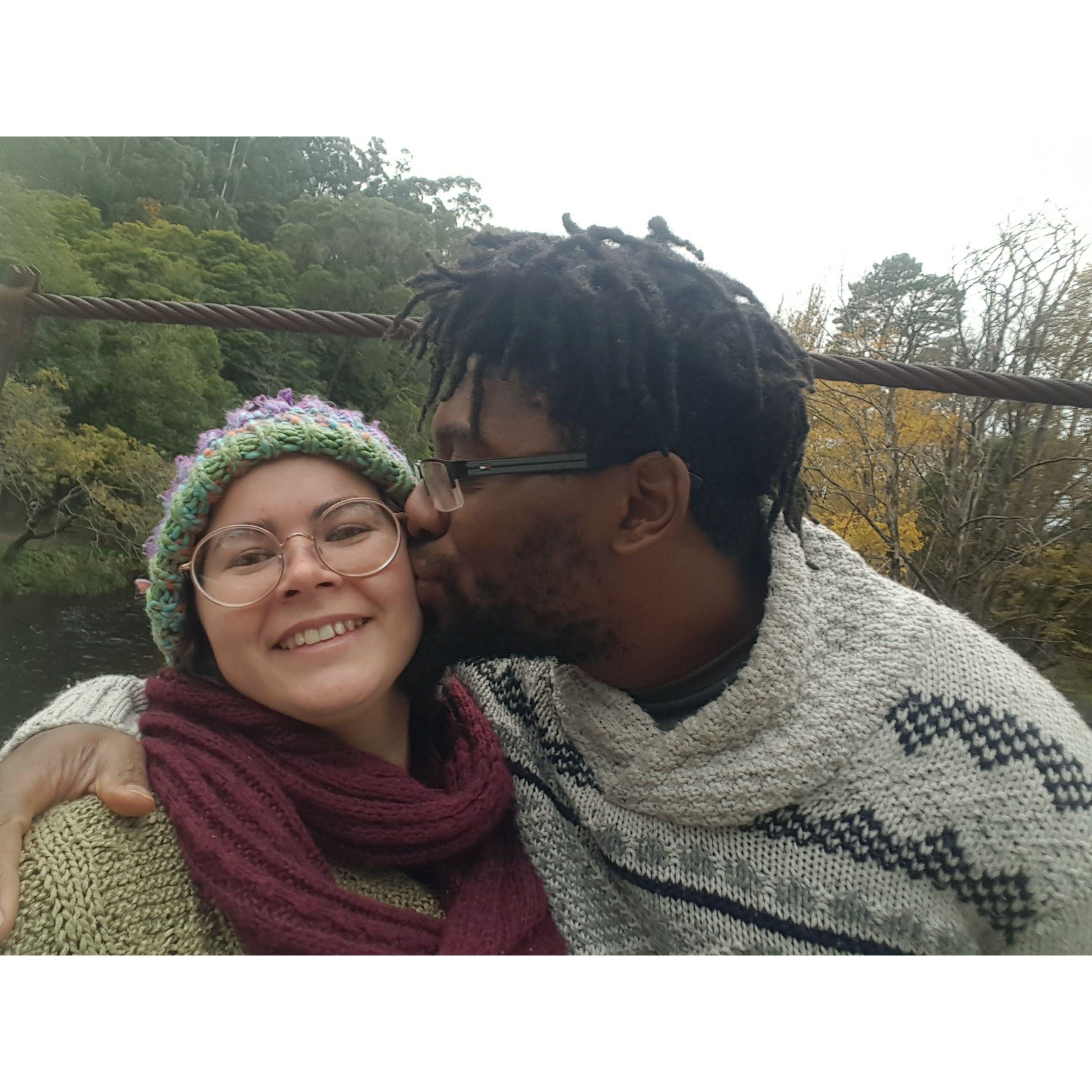 On a wintery day trip to Warburton, Victoria in May 2018