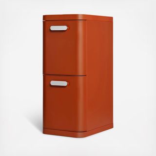 Durable 2-Drawer Recycling Bin