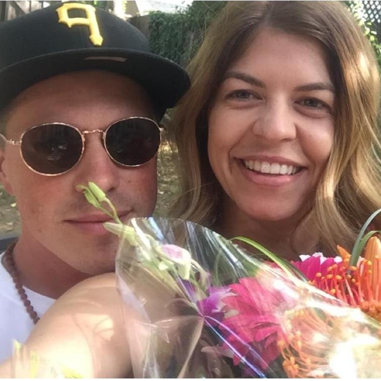 On Alex's last day working at the CA State Capitol, Justus surprised her in Sacramento (he was living in LA). He scared the crap out of her & then she was really happy.