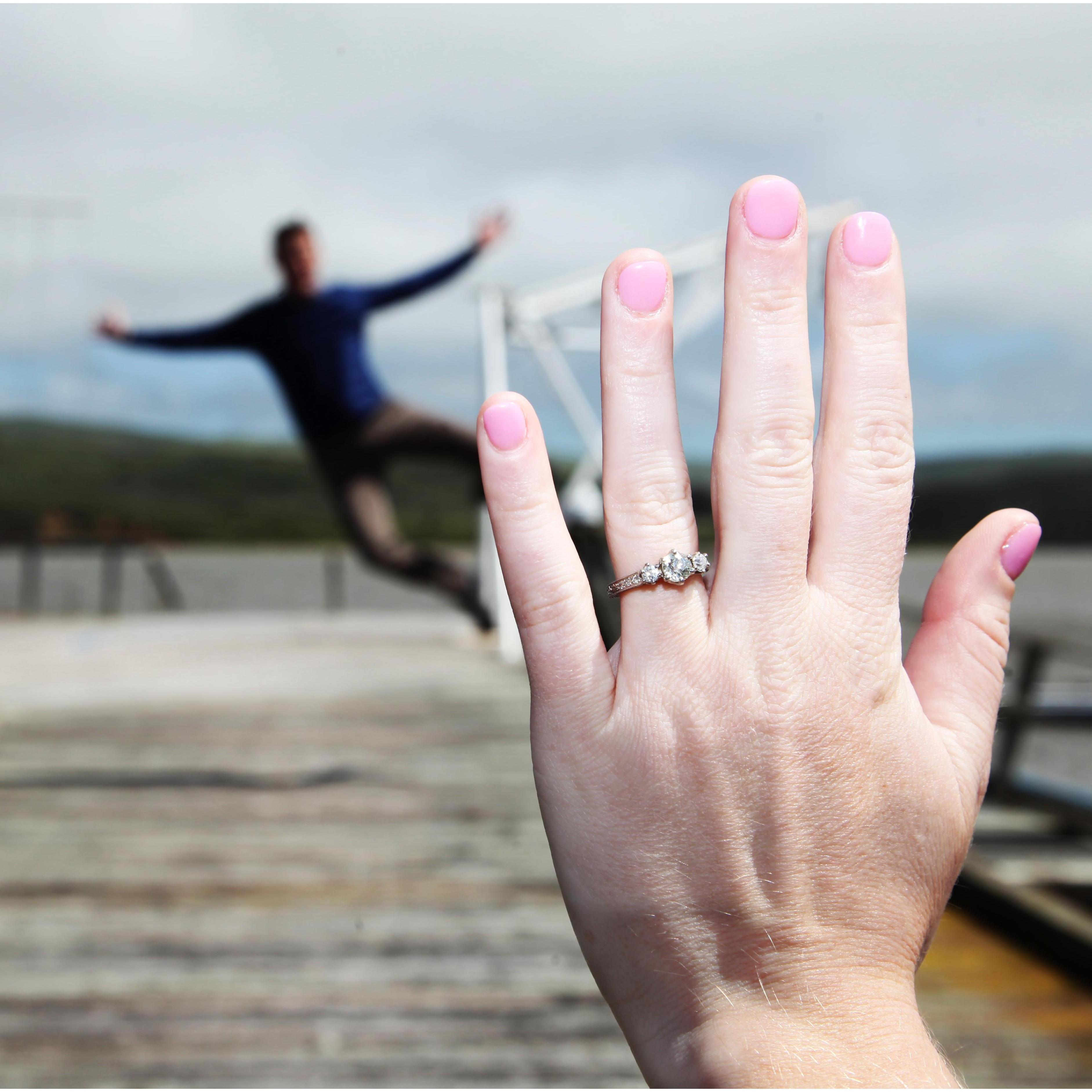 Overjoyed at the Inverness Yacht Club!