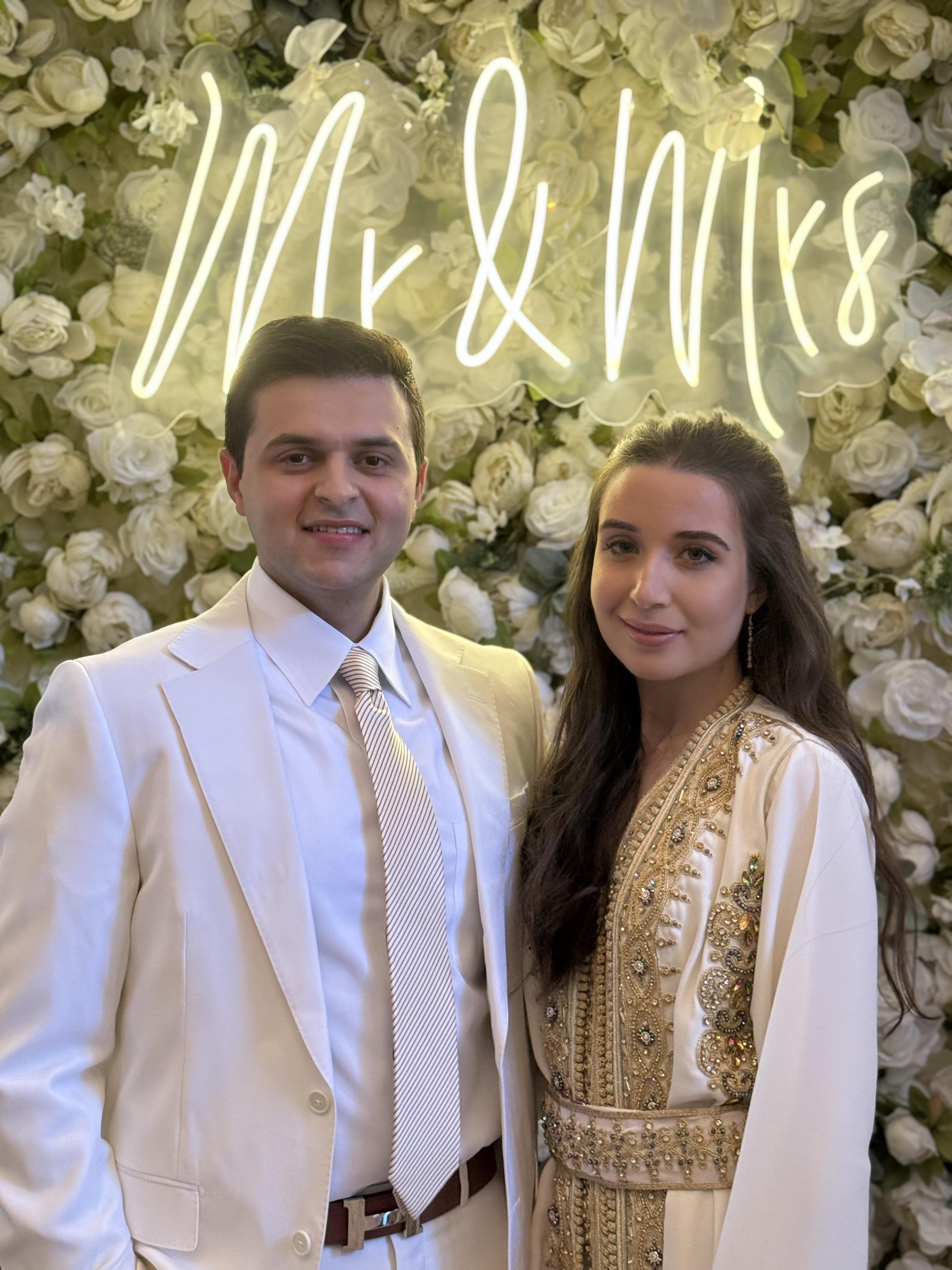 The Wedding Website of We cordially invite you to the wedding of Danny Son of Dr. Nabeel and Lana Abdullah and NOOR Daughter of Dr. Mazen and Bahja Askheta