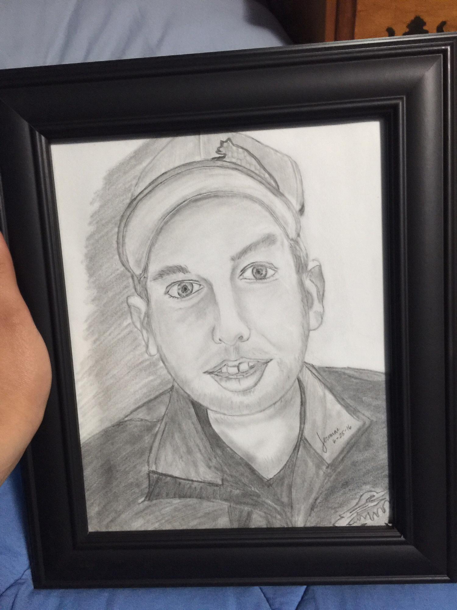 Steven’s 26th birthday gift from Jerimae.