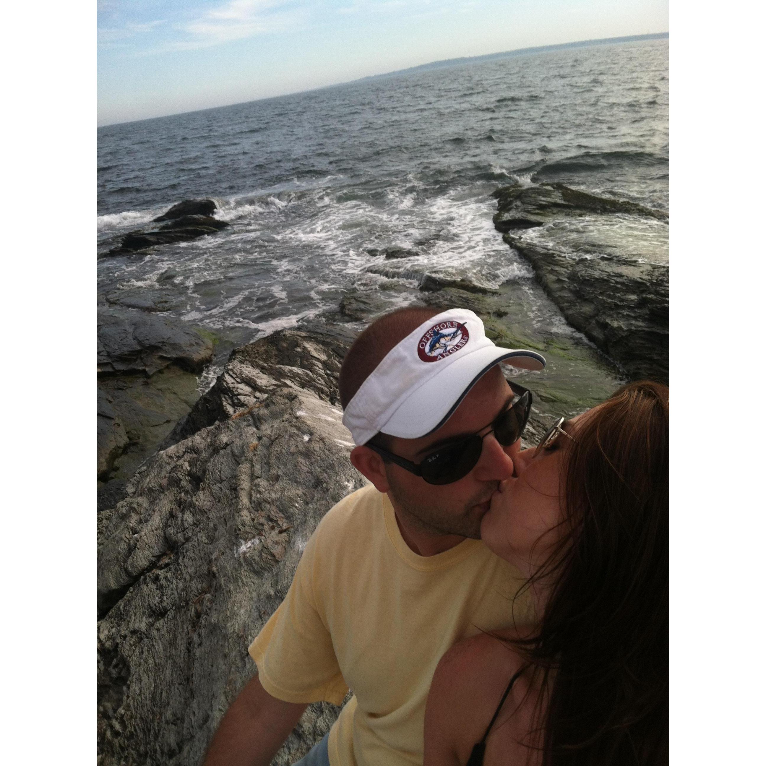 TJ's first trip to RI with me