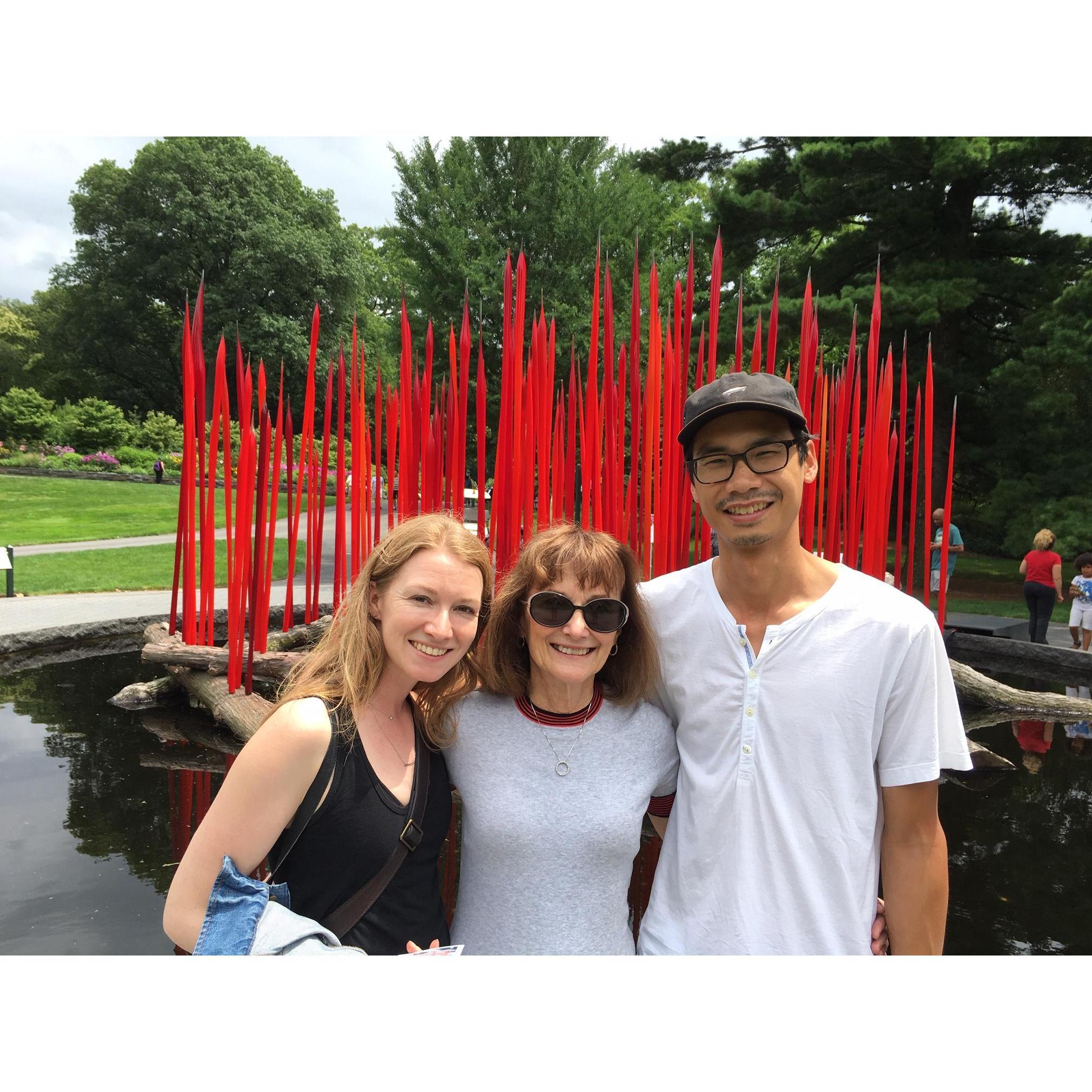 Michele, Mother Ervin, Henry. NY Botanical Gardens.