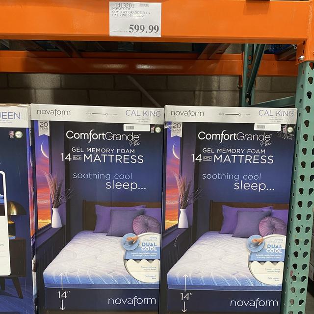 (In-Store) Novaform 14" Comfort Grande Plus Memory Foam Mattress Cal King