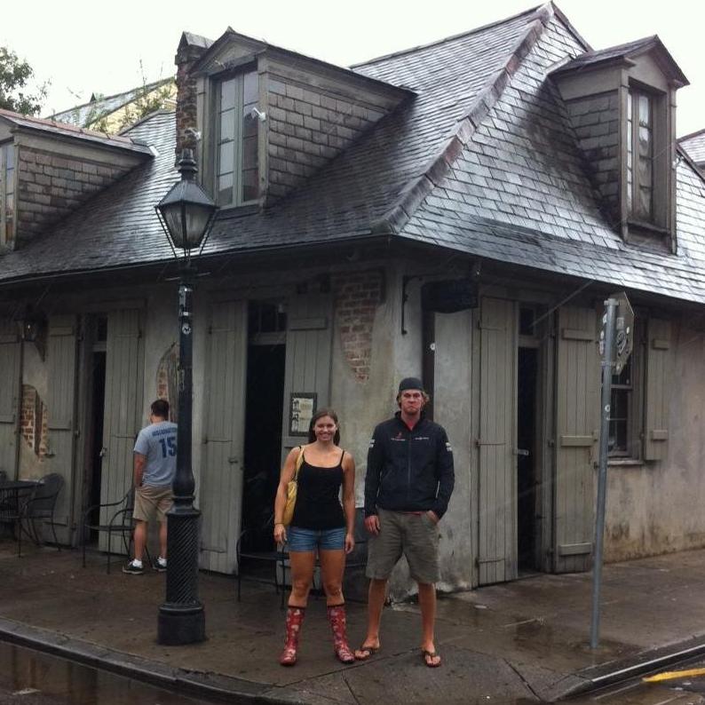 Holding out Hurricane Isaac at Jean Lafitte's. New Orleans, Louisiana - 2012