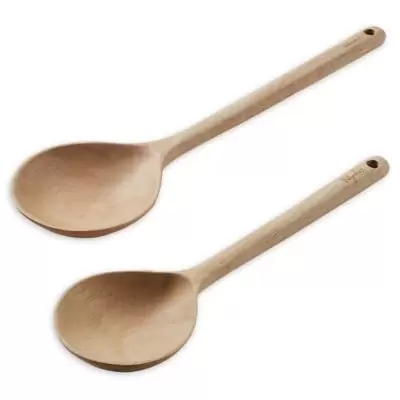 Ayesha Curry™ 2-Piece Parawood Solid Spoon Set