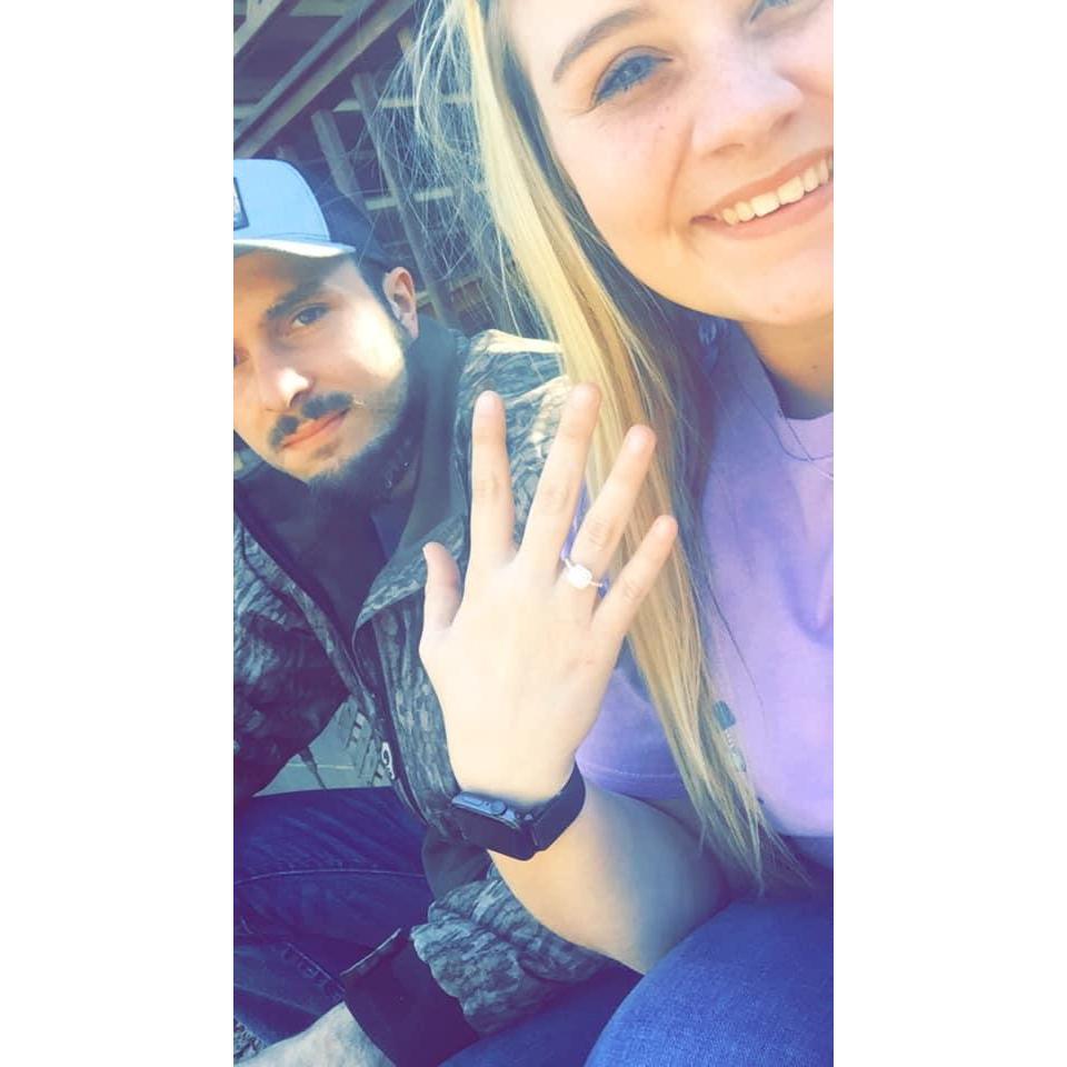 The day we got engaged!