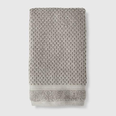 Performance Texture Hand Towel Gray - Threshold™