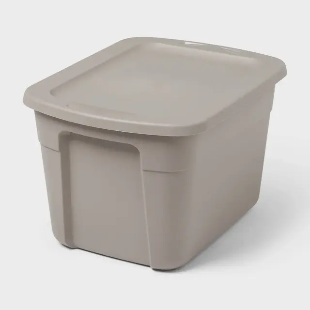 18gal Storage Tote Gray - Brightroom™