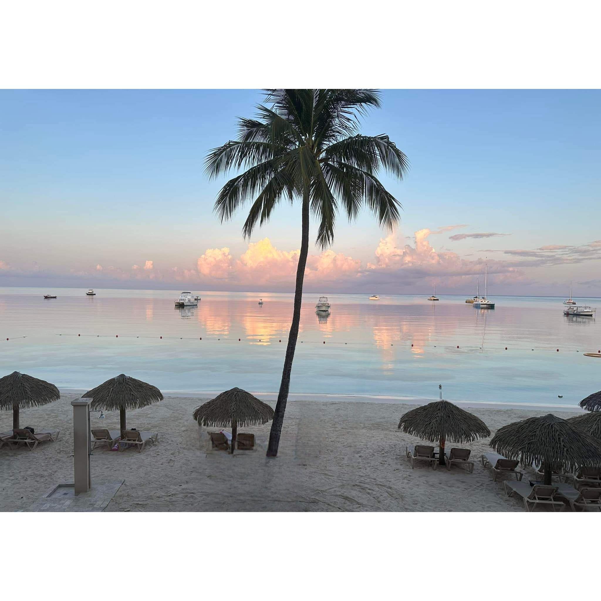 Cotton candy skies and Caribbean tides — a match made in paradise.