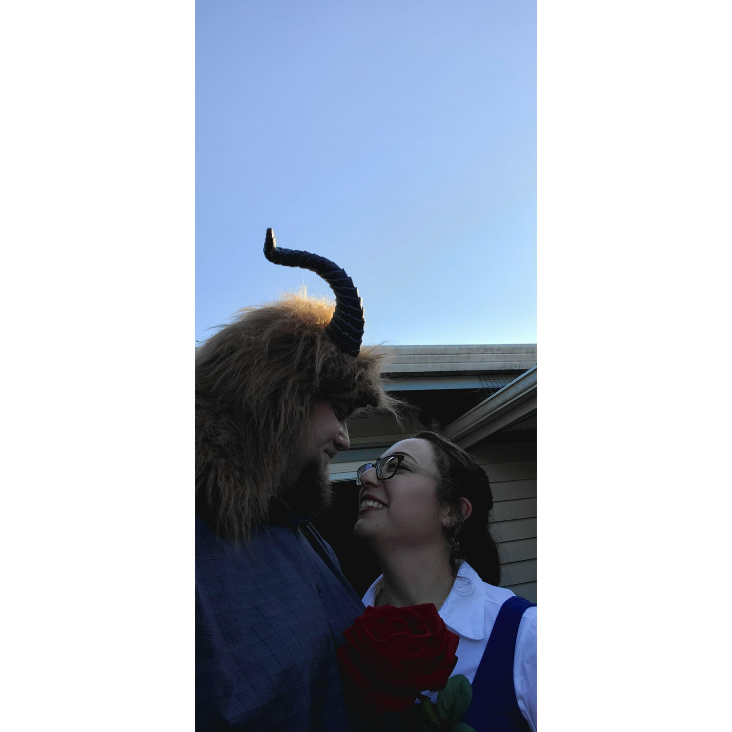 Our first Halloween together. Beauty & the Beast! October 2020